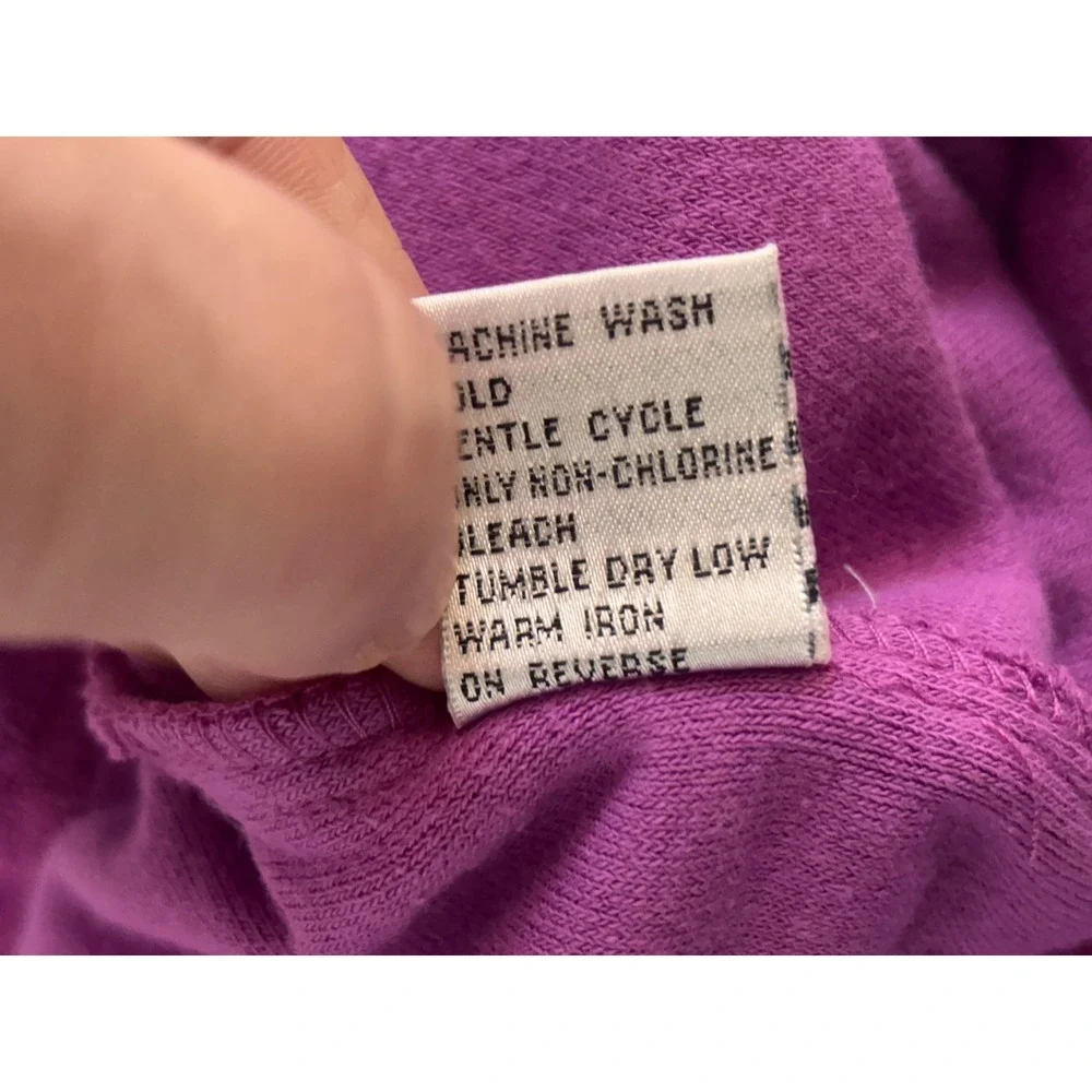 Talbots Womens Mini Skirt M Purple Terry Cloth Pocket Drawstring Y2K Coastal NEW